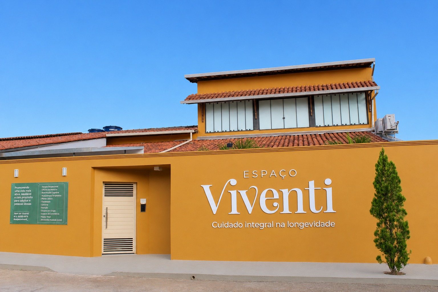 Fachada do Espaço Viventi